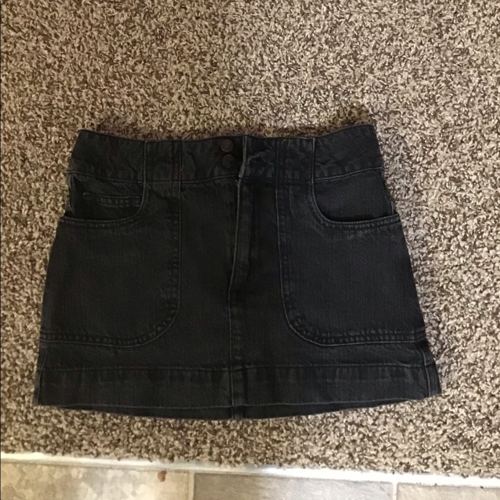 Forever 21 Black Jean Skirt